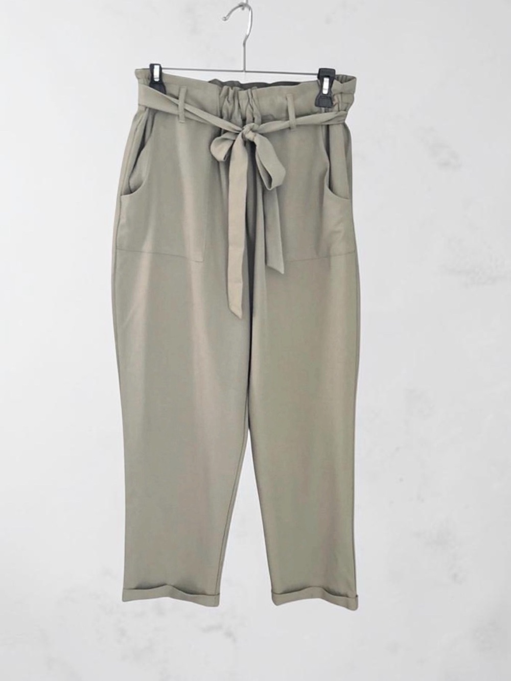 Shine Star Women's Size XL Tie Waist High Rise Pants